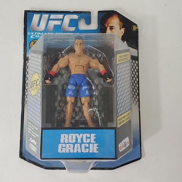 New UFC Royce Gracie Matt Hughes Action Figures Sealed Jakks Pacific 2010 - Picture 2 of 13